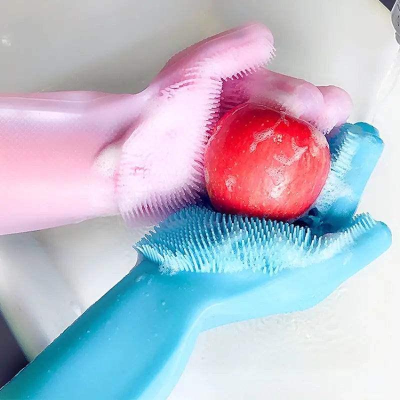 Multifunctional Silicone Cleaning Gloves for Home Use