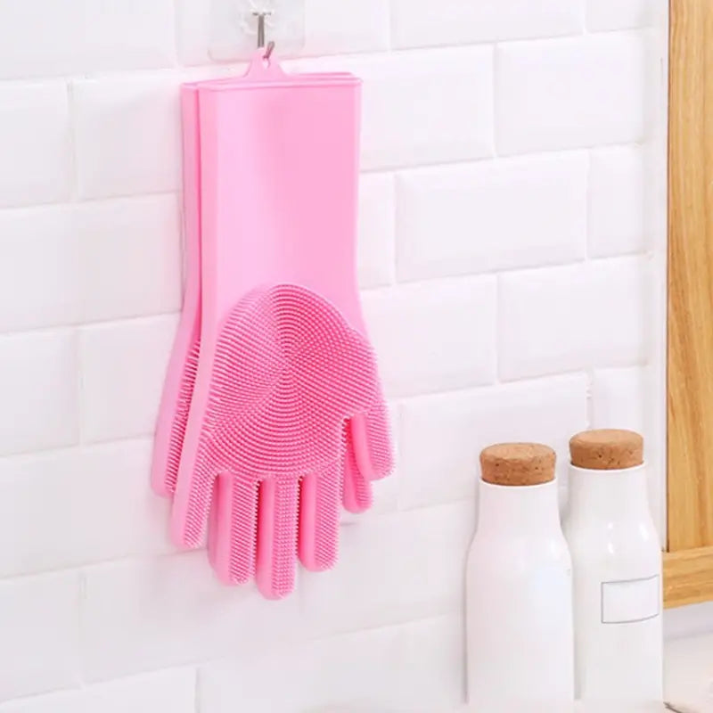 Multifunctional Silicone Cleaning Gloves for Home Use