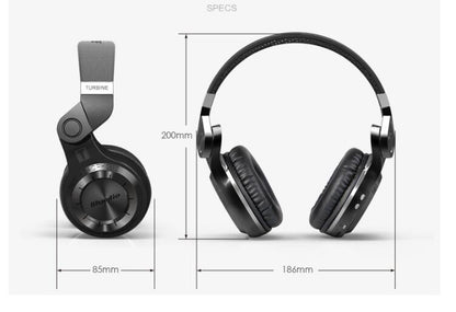 Bluetooth Over-Ear Headphones with Stereo Sound