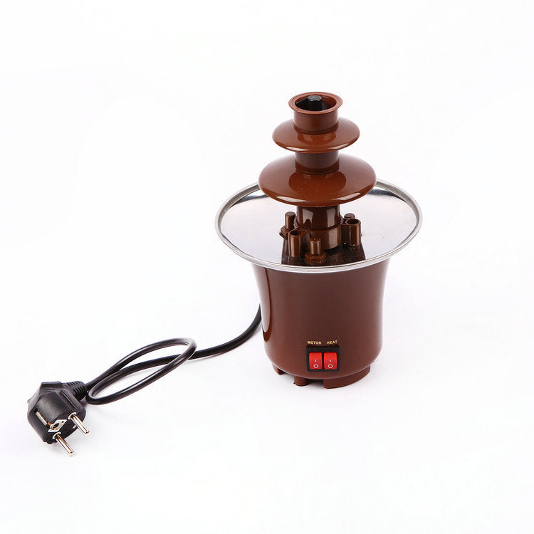 Mini Mezclador de Chocolate Marrón
