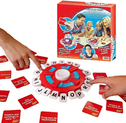 Basta Juego De Mesa Español Juego De Mesa Basta Think A Words Game Juego De Aprendizaje Interactivo Juguete Educativo De Rompecabezas Rojo (Versión Española 1)